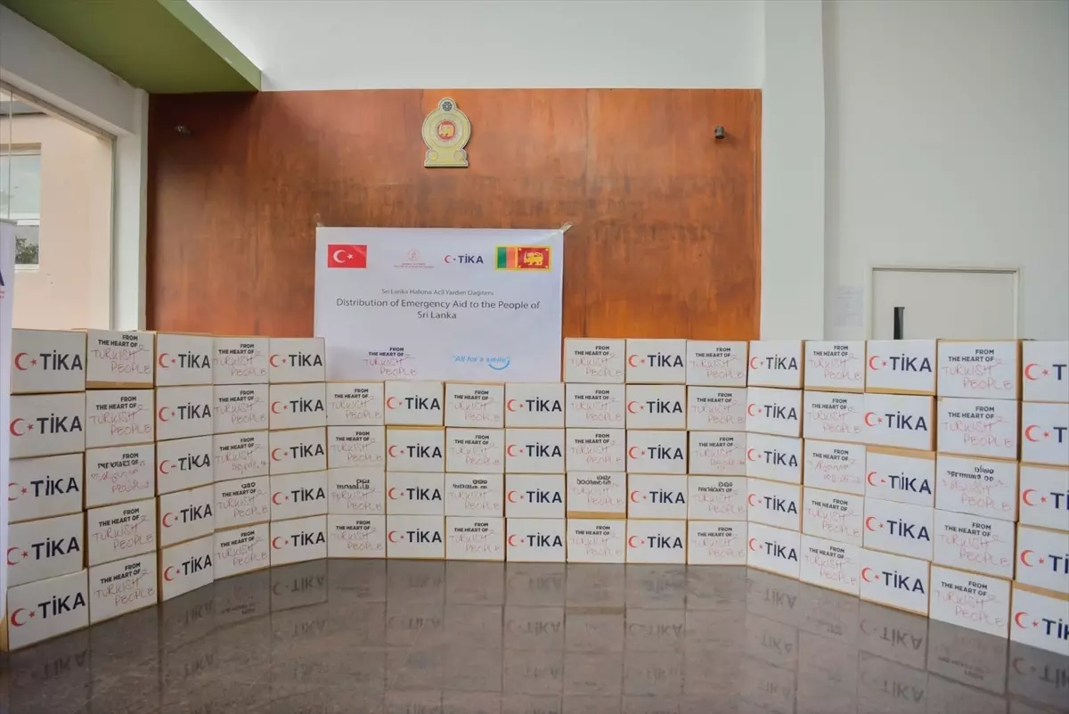 TİKA, Sri Lanka'daki sel mağdurlarına acil insani yardım ulaştırdı