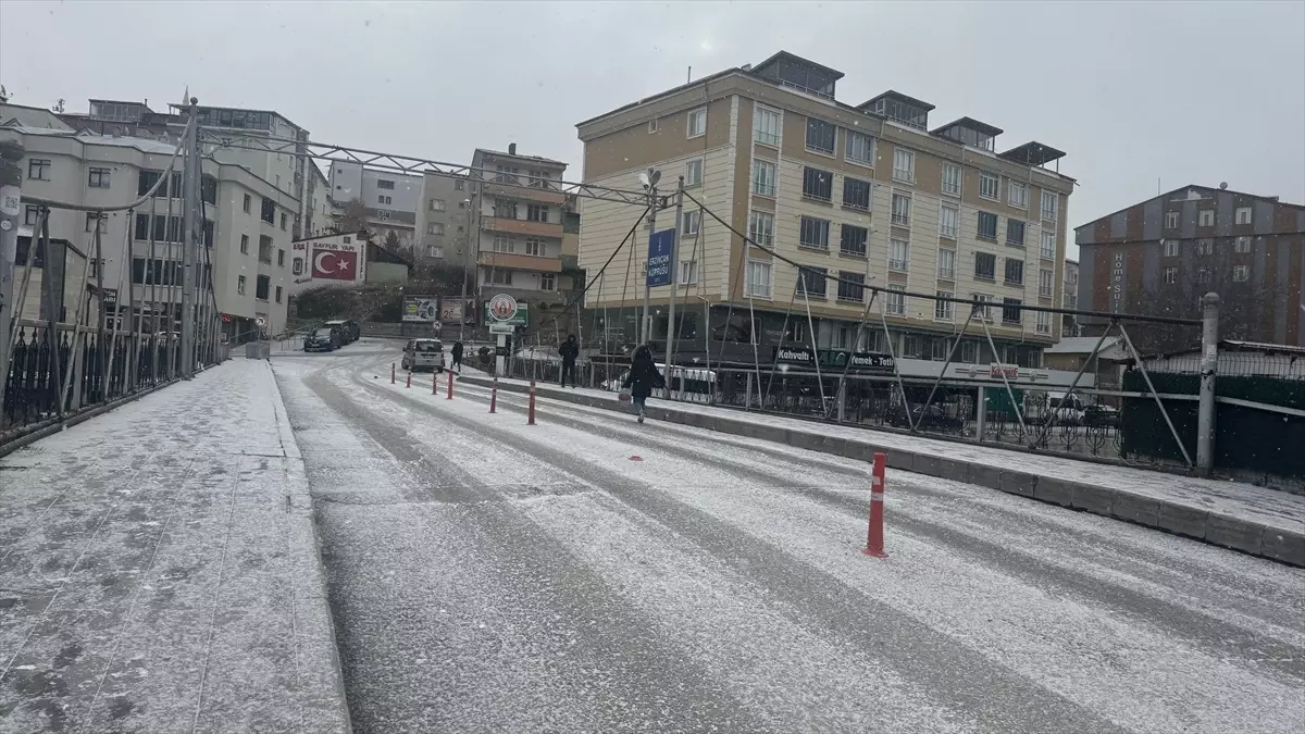 Trabzon ve çevre illerin yüksek kesimlerinde kar yağışı etkili oldu