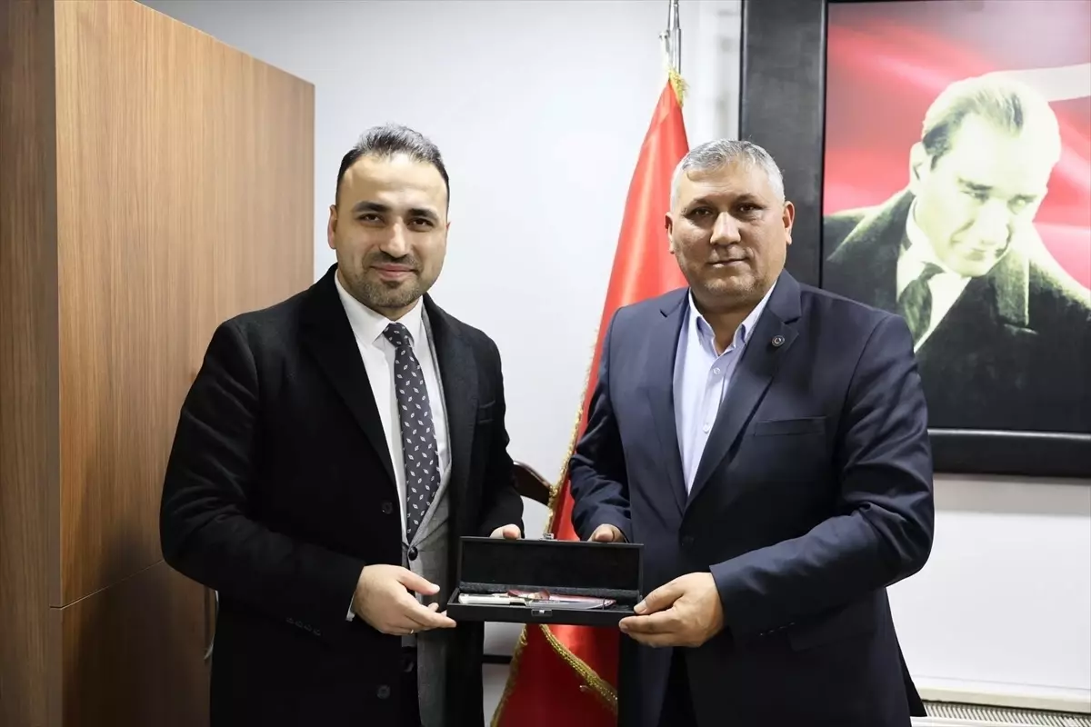 Vezirköprü Belediye Başkanı Gül'den Ziraat Odası Başkanı Kaya'ya ziyaret