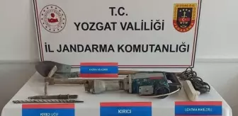 Yozgat'ta izinsiz kazı yapan 3 zanlı suçüstü yakalandı