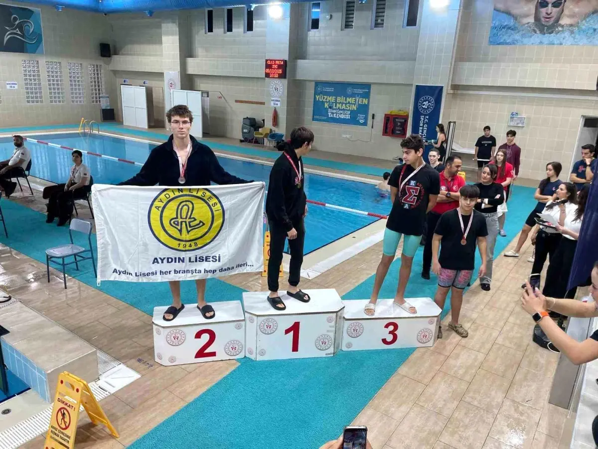 Aydın Lisesi öğrencilerinden spor müsabakalarında madalya başarısı