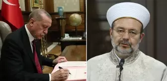 Erdoğan'dan eski Diyanet İşleri Başkanı Görmez'e yeni görev