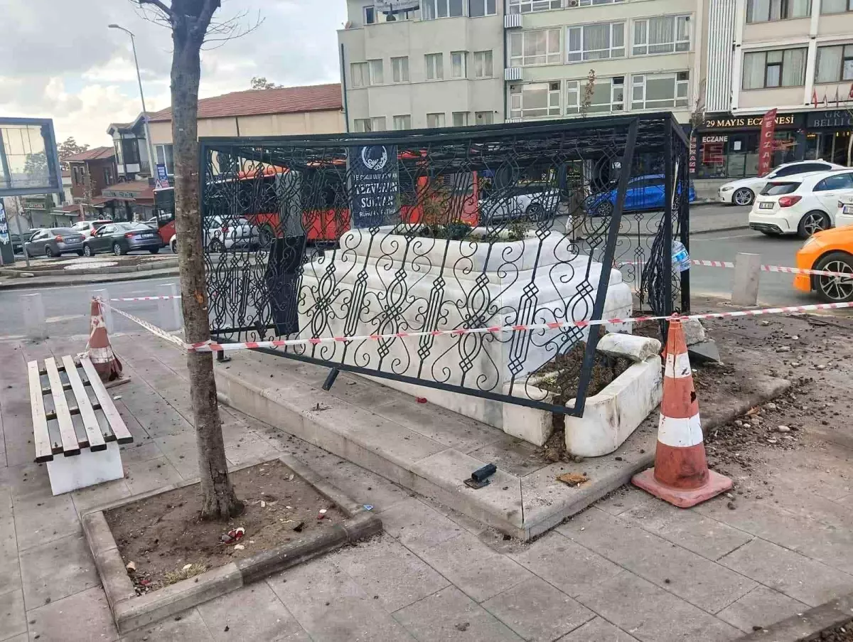 Ankara'da sürekli trafik kazalarının yaşandığı türbede yine kaza oldu
