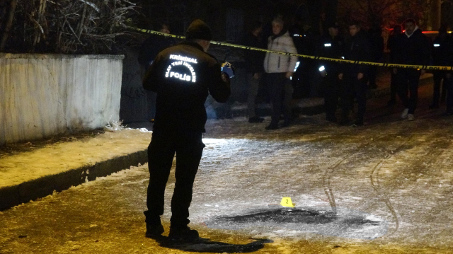 He was shot dead with a single bullet while trying to enter his home