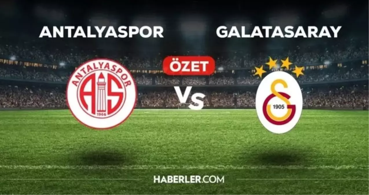Galatasaray - Antalyaspor maçı ne zaman? Galatasaray - Antalyaspor saat kaçta, hangi kanalda?
