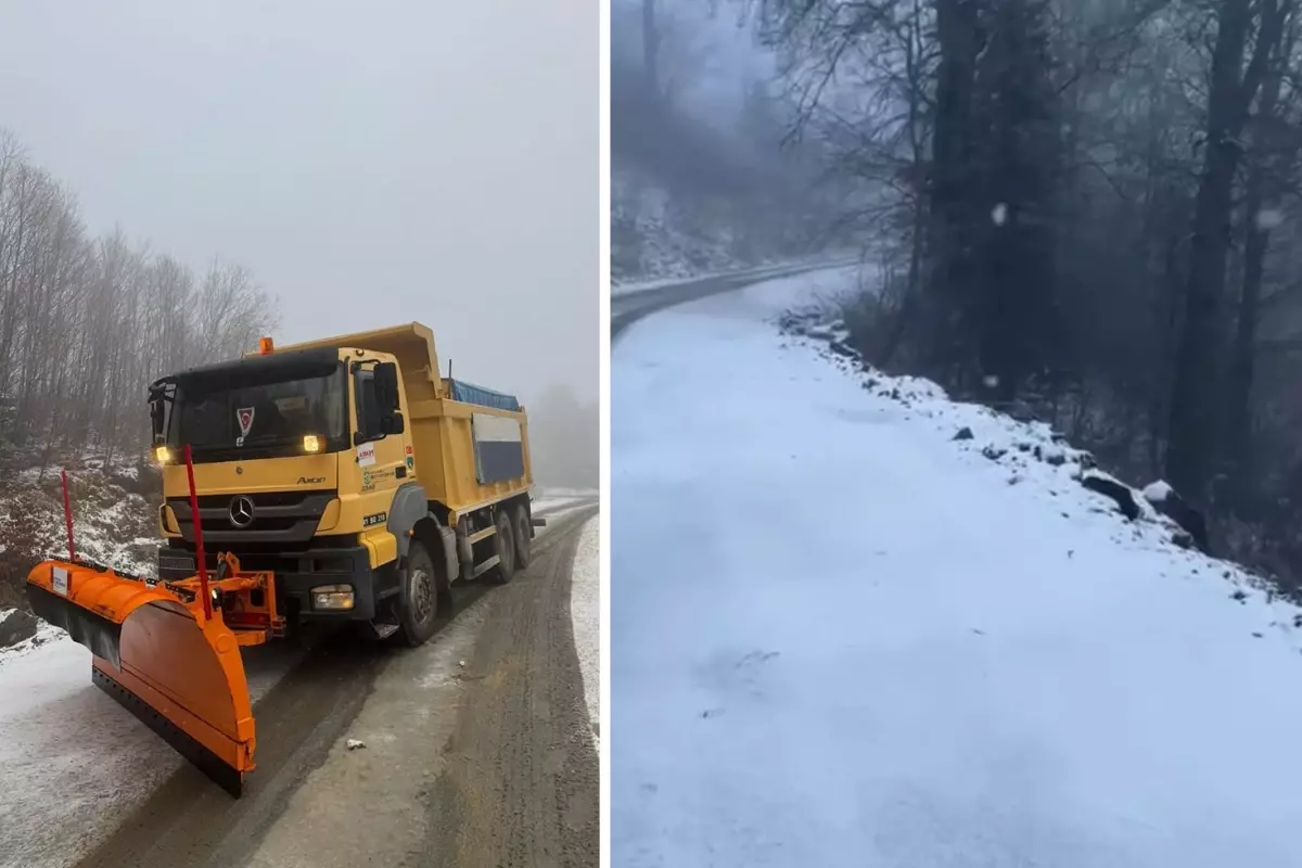 Kar İstanbul'un kapısına dayandı! Her yer beyaza büründü