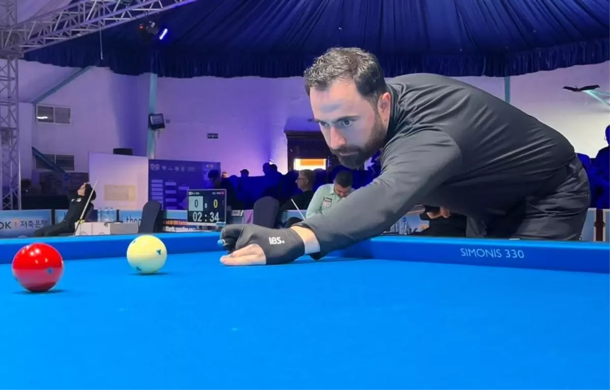 Berkay Karakurt 3 Bant Bilardo Dünya Kupası'nda şampiyon oldu