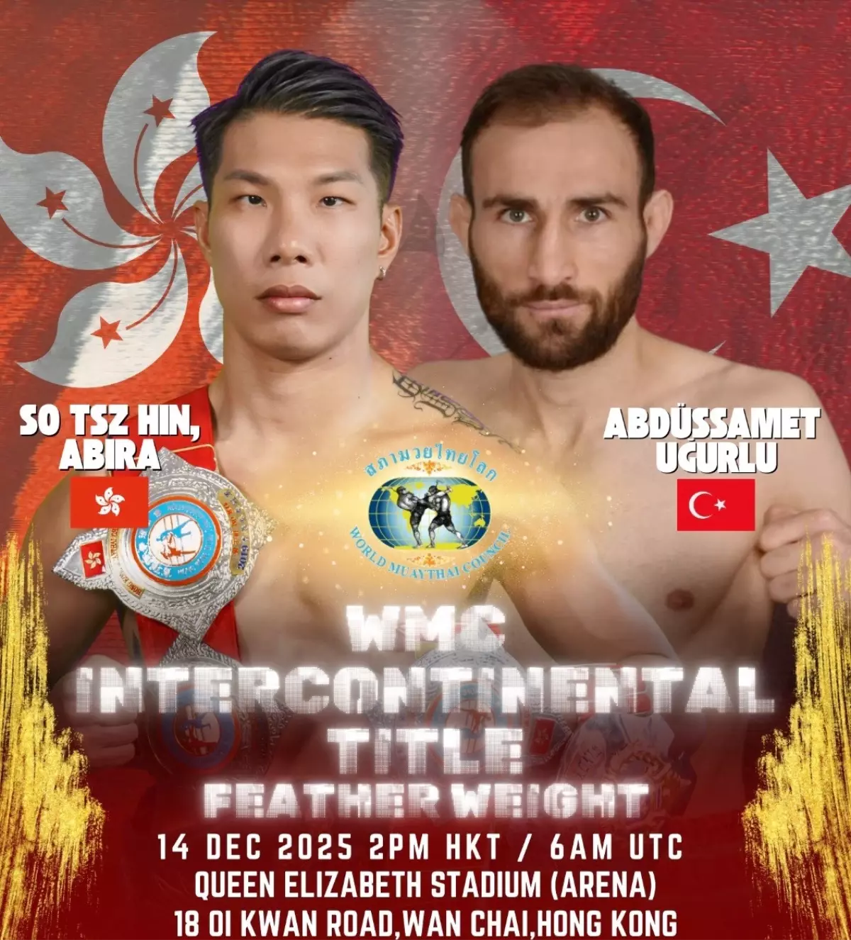 Muay Thai Süper Ligi şampiyonu Uğurlu, Hong Kong'ta unvan için ringe çıkıyor