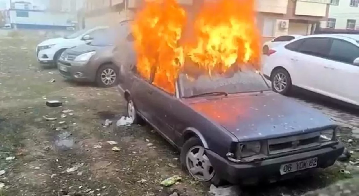 Siirt'te otomobil yakan iki çocuk ifadelerinin ardından serbest bırakıldı