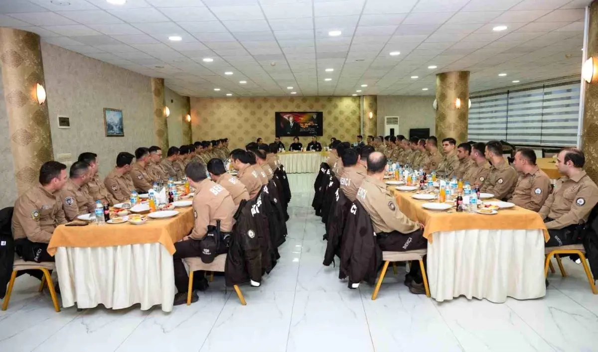 Sinop'ta bekçilerle kent güvenliği değerlendirildi