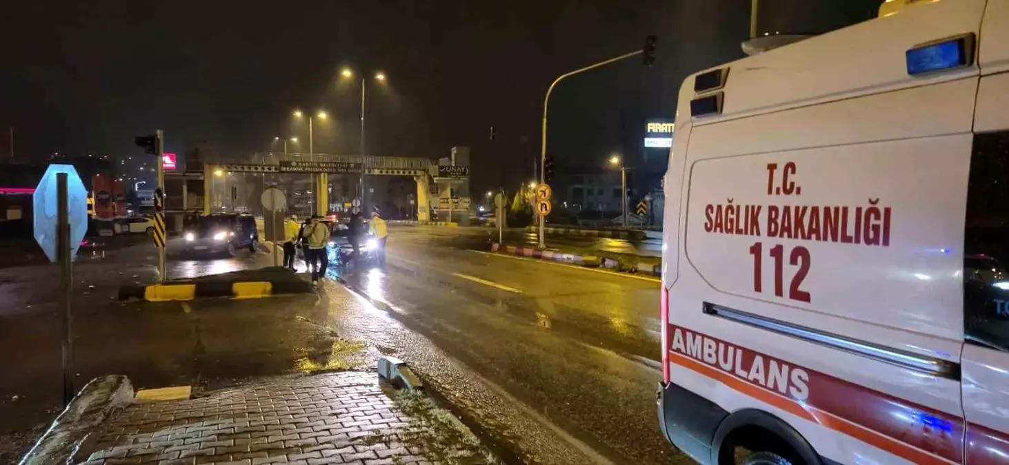 Bartın'da bir dakikada 3 ayrı kaza