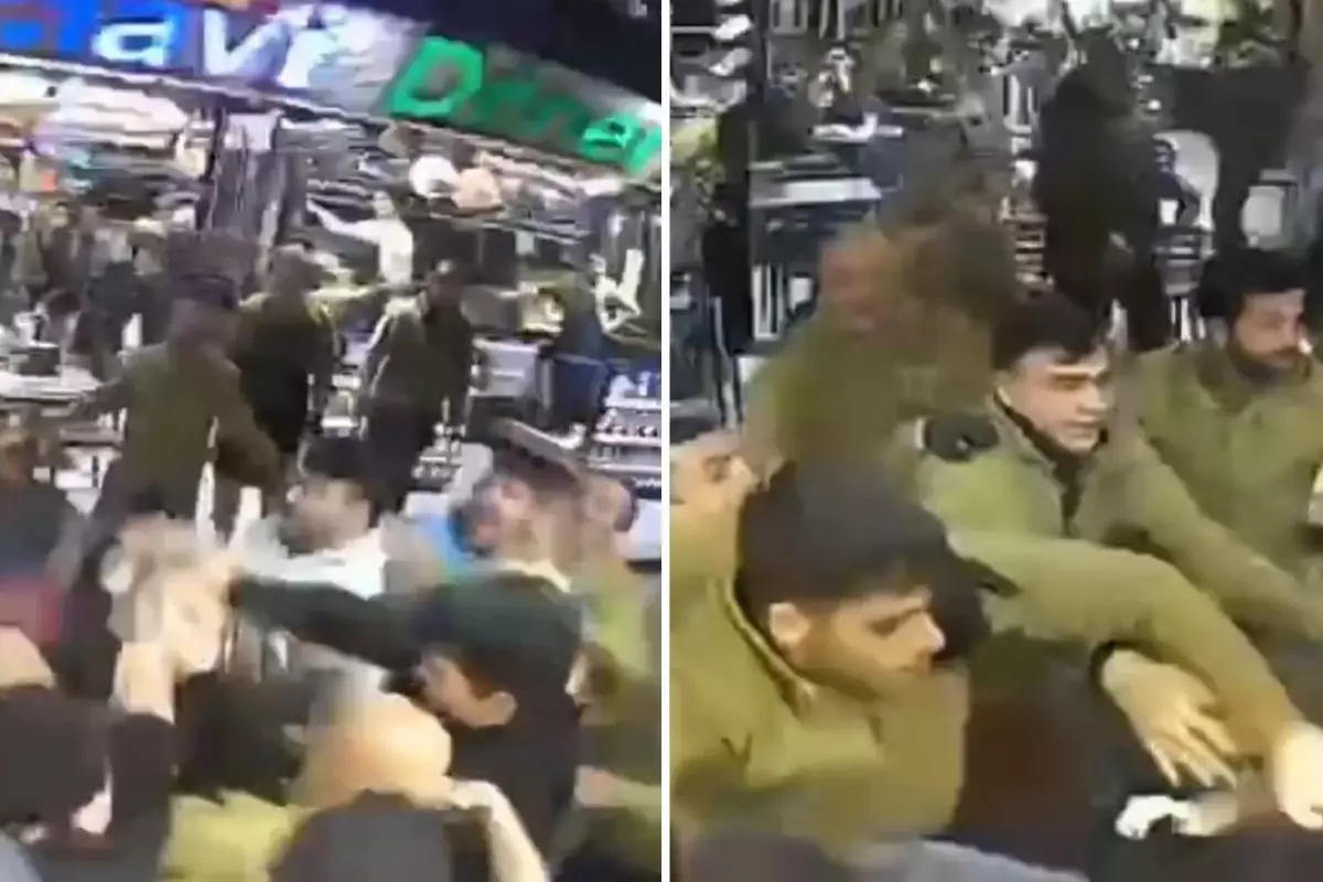 Aralarına alıp acımasızca dövdüler! Dehşet anları kameralarda