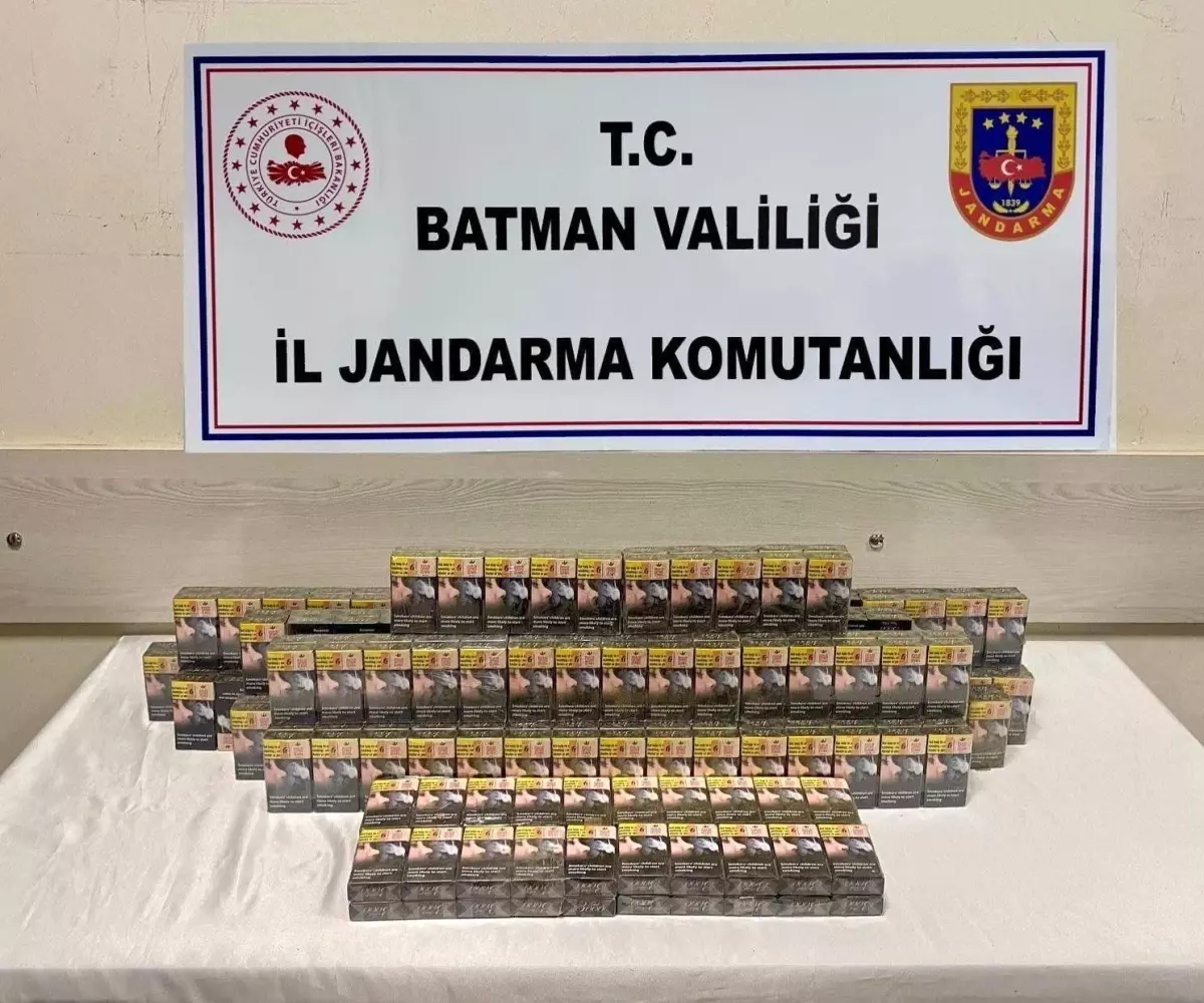 Batman'da kaçakçılık operasyonu