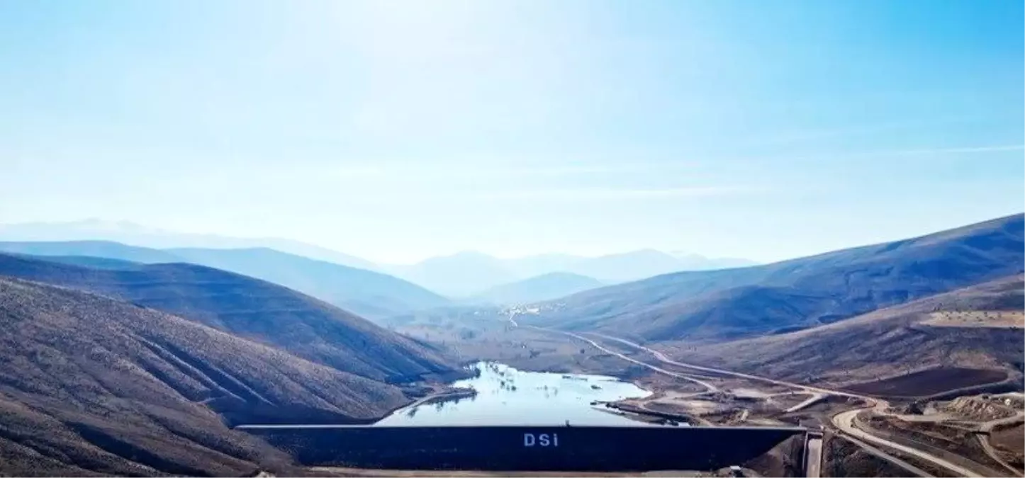 Bayburt'taki Yelpınar Göleti'nde su tutulmaya başlandı