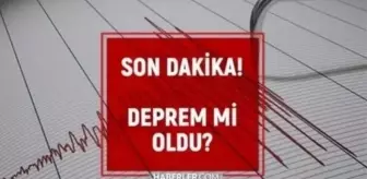 Bursa'da deprem mi oldu? SON DAKİKA! 15 Aralık Bursa'da az önce nerede deprem oldu?