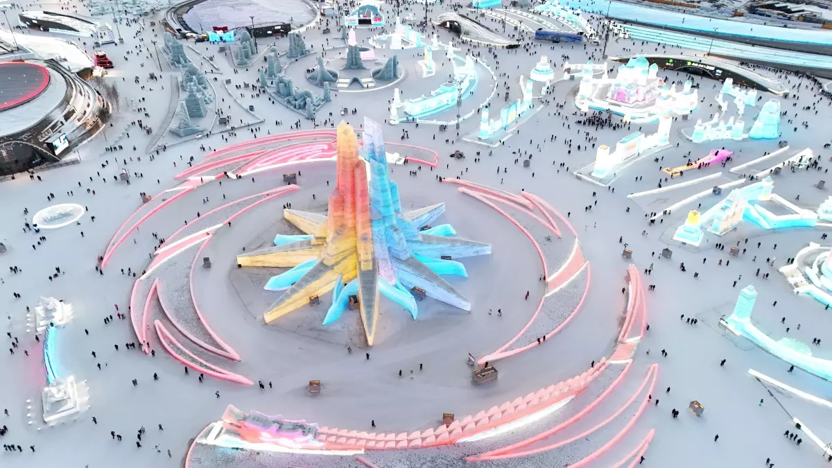 Dünyanın En Büyük Buz ve Kar Tema Parkı 17 Aralık'ta Çin'in Harbin Kentinde Açılacak