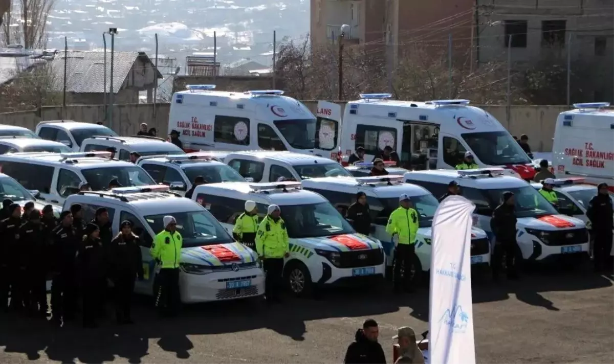 İçişleri Bakanlığı'ndan Hakkari'ye 45 yeni hizmet aracı