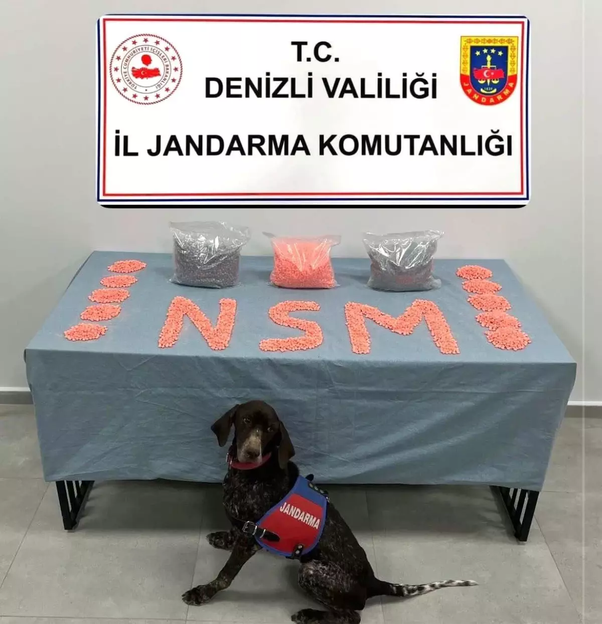 Jandarma KOM'un başarılı operasyonunda 28 bin adet uyuşturucu hap ele geçirildi