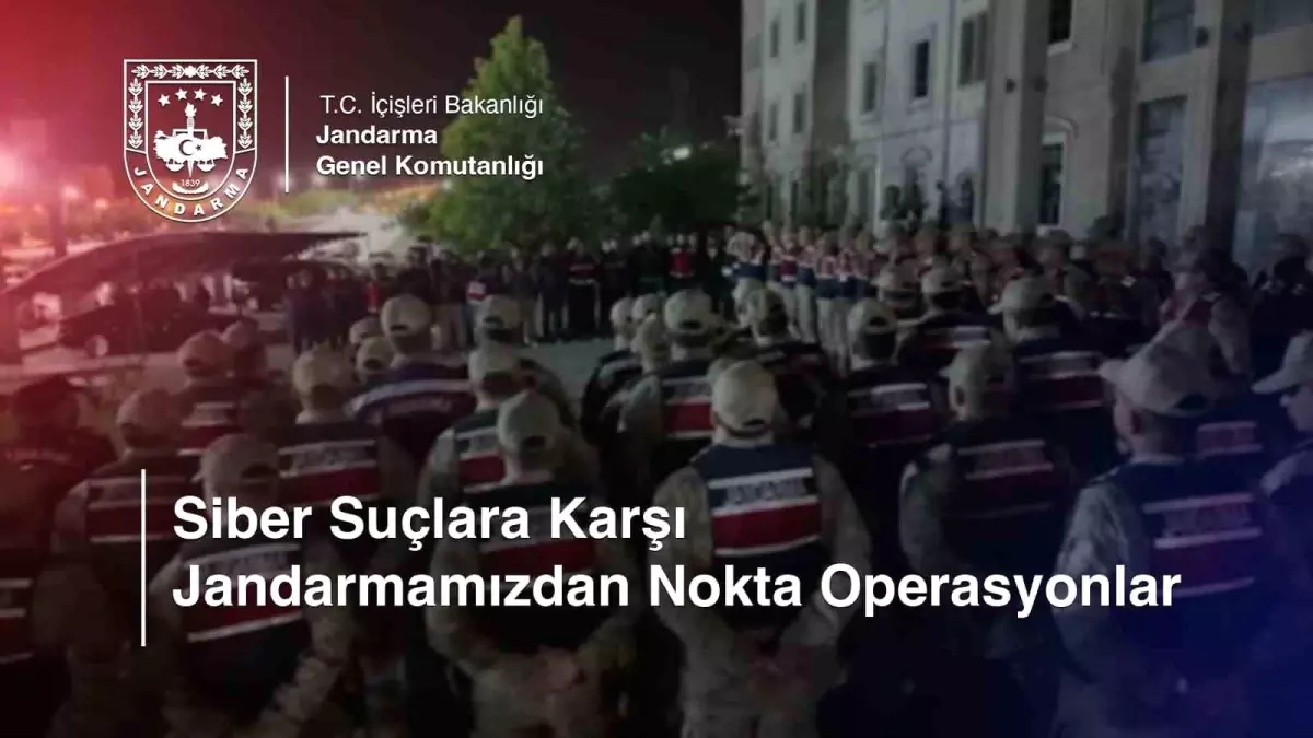 Jandarmadan 'Siber Dolandırıcılık' operasyonu: 54 tutuklu