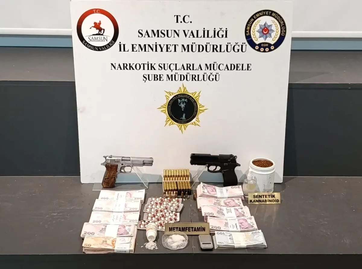 Samsun'da uyuşturucu ticaretine darbe: 7 şüpheli yakalandı
