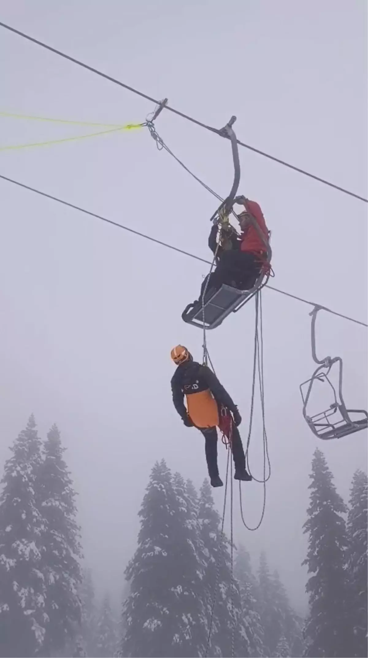 Uludağ'da gerçeğini aratmayan 'kurtarma' tatbikatı