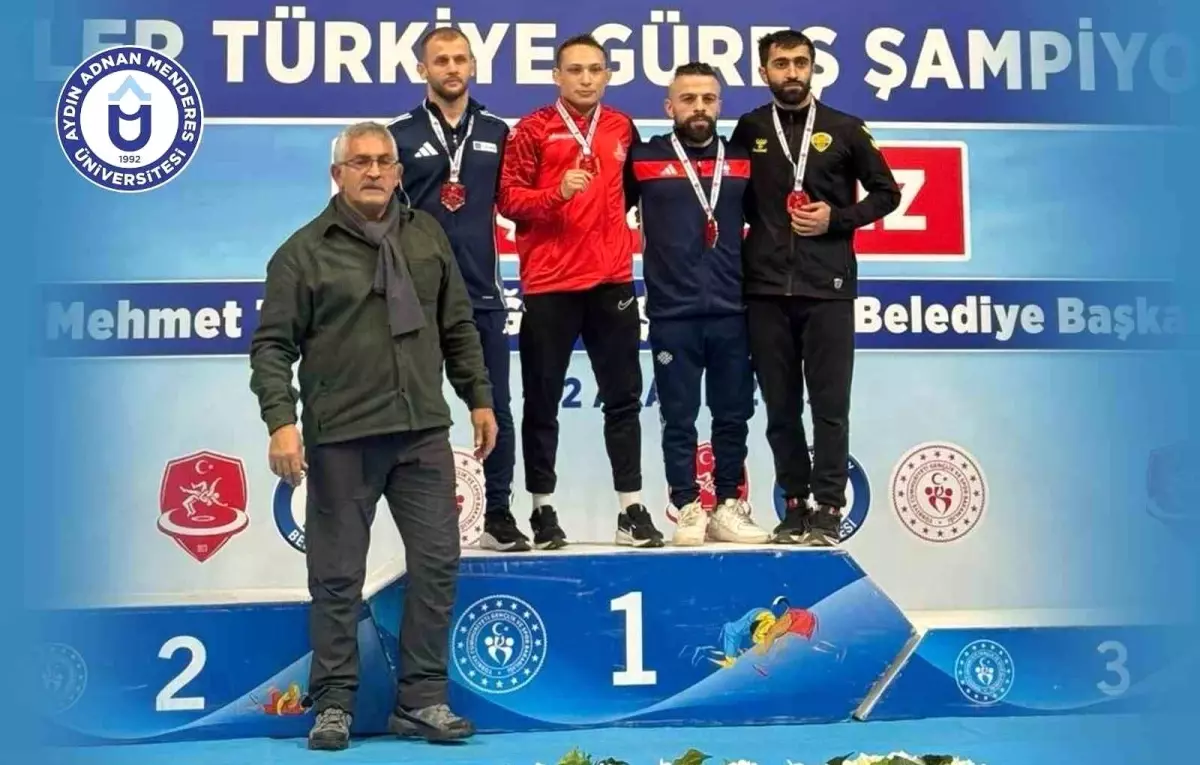 ADÜ'lü güreşçi Türkiye şampiyonu oldu