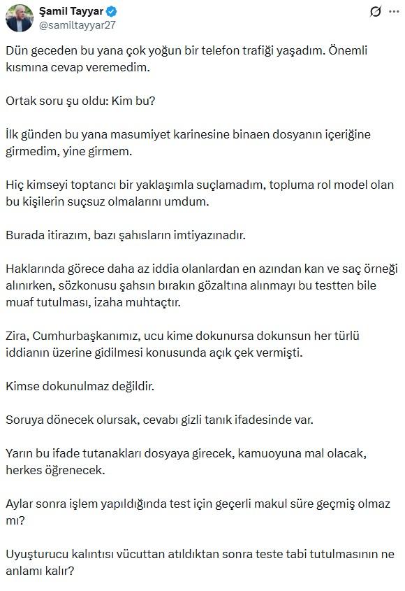 من هو الشخص الذي لديه ادعاءات أكثر خطورة من ادعاءات إرسوي؟ تصريح تايار الجديد أكثر إثارة للاهتمام