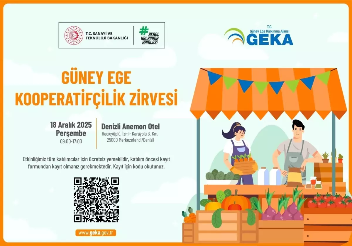 GEKA, Güney Ege Kooperatifçilik Zirvesine ev sahipliği yapacak