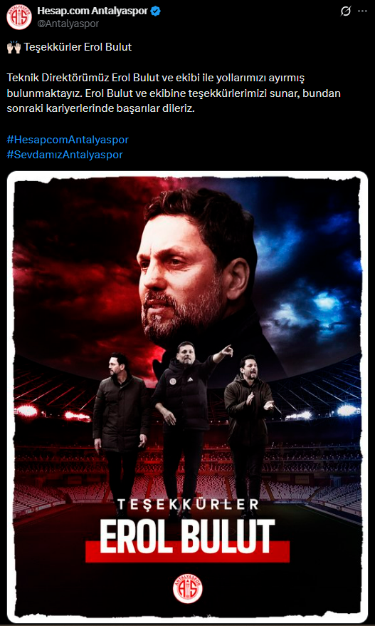 antalyaspor teknik direktor erol bulut ile 19364981 5180 m