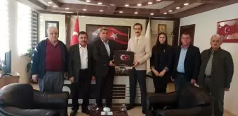 Bozyazı Kaymakamı Topsakaloğlu, MHP İlçe Başkanı Kara'yı kabul etti