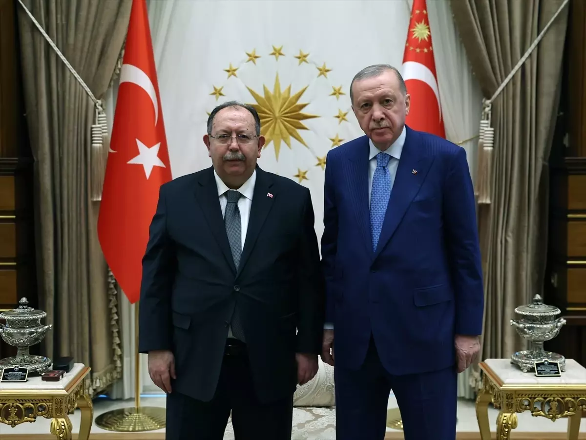 Cumhurbaşkanı Erdoğan, YSK Başkanı Yener'i kabul etti