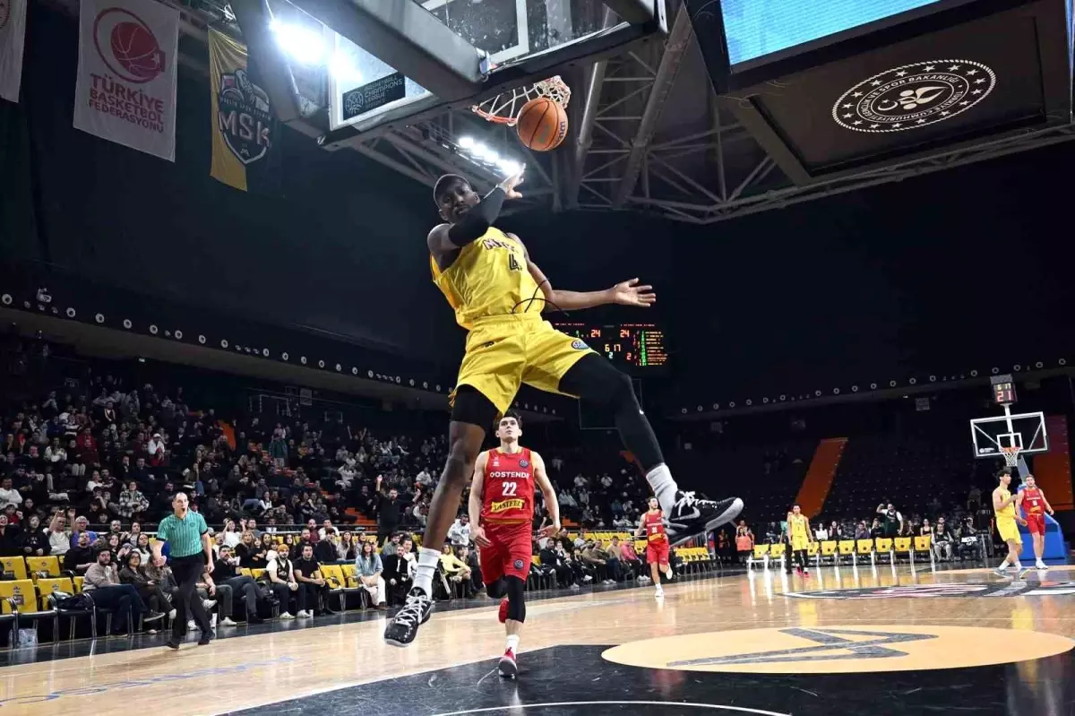 FIBA Şampiyonlar Ligi: Mersin Spor: 84 Filou Oostende: 76