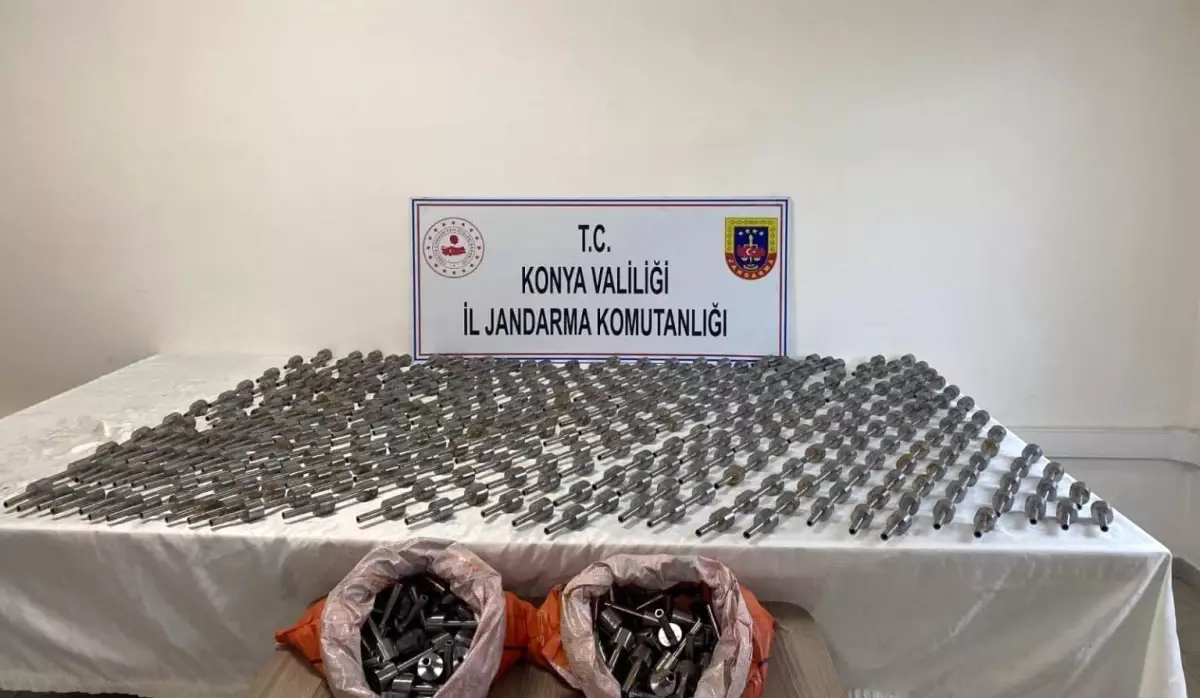 Jandarma ekipleri 586 adet tabanca namlusu ele geçirdi