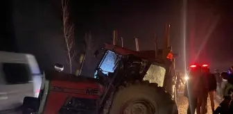 Kastamonu'da traktör ile cipin çarpıştığı kazada 3 kişi yaralandı