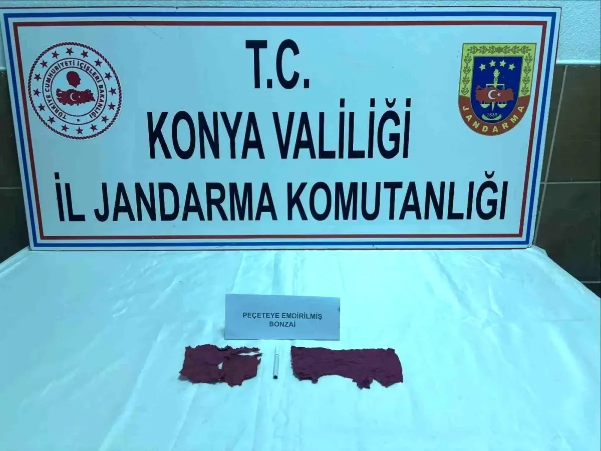 Konya'da jandarmadan uyuşturucu operasyonu
