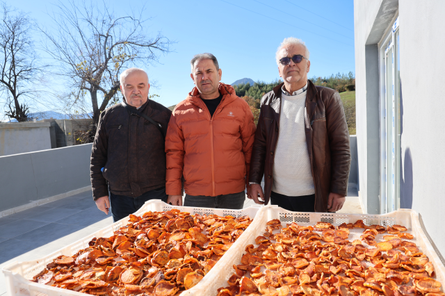 Heavenly dates dried in the facility established in the village were exported to Germany