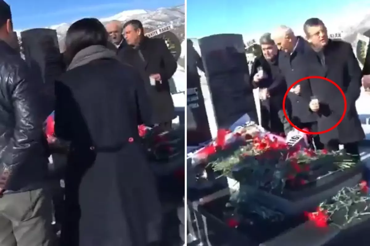 Özgür Özel'in mezar başındaki rakılı görüntüleri, TBMM'yi karıştırdı