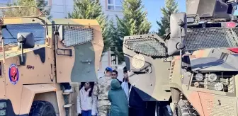 Siirt'te 'Yerli Malı Haftası'nda öğrencilere yerli ve milli araçlar tanıtıldı