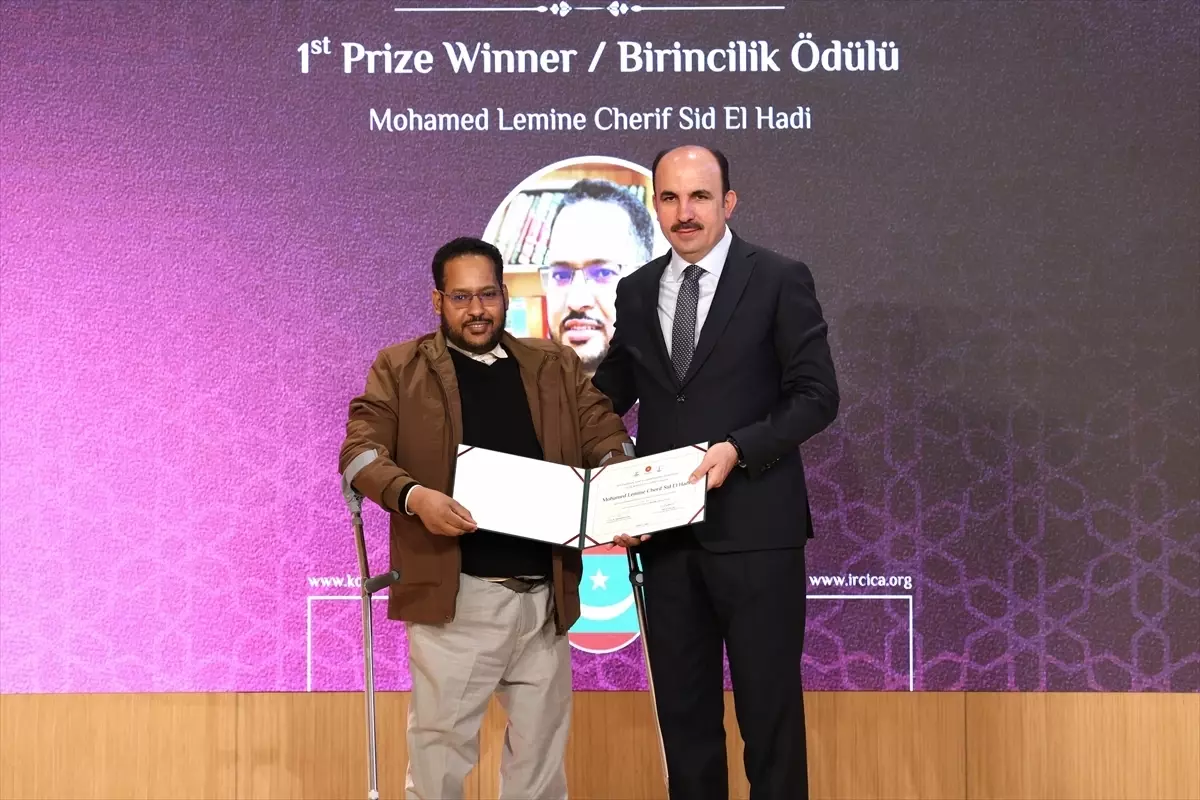 Uluslararası Naat-ı Şerif Yarışması'nda ödüller sahiplerini buldu