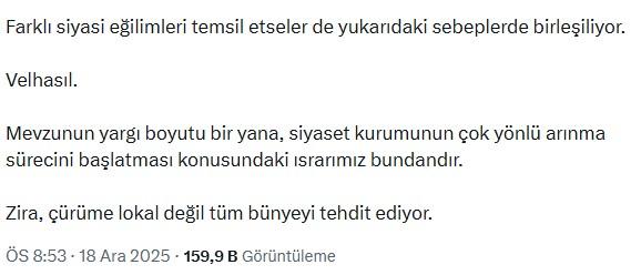 AK Party member Tayyar: They visit judges and prosecutors with presenters