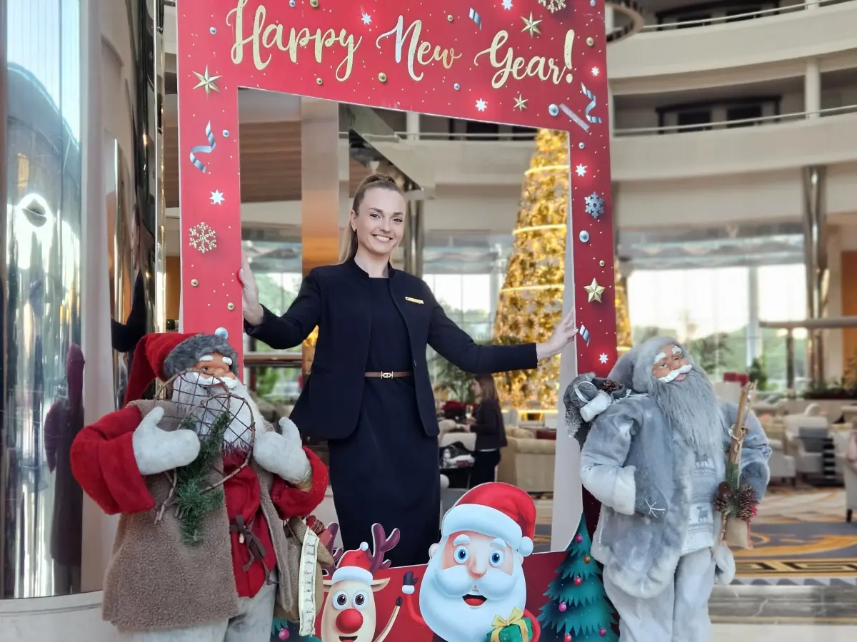 Antalya'da Noel ve yılbaşı renkliliği