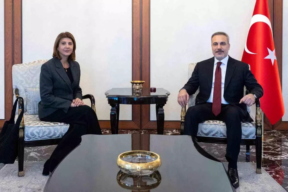 Bakan Fidan, BM Genel Sekreteri'nin Kıbrıs Şahsi Temsilcisi'ni kabul etti