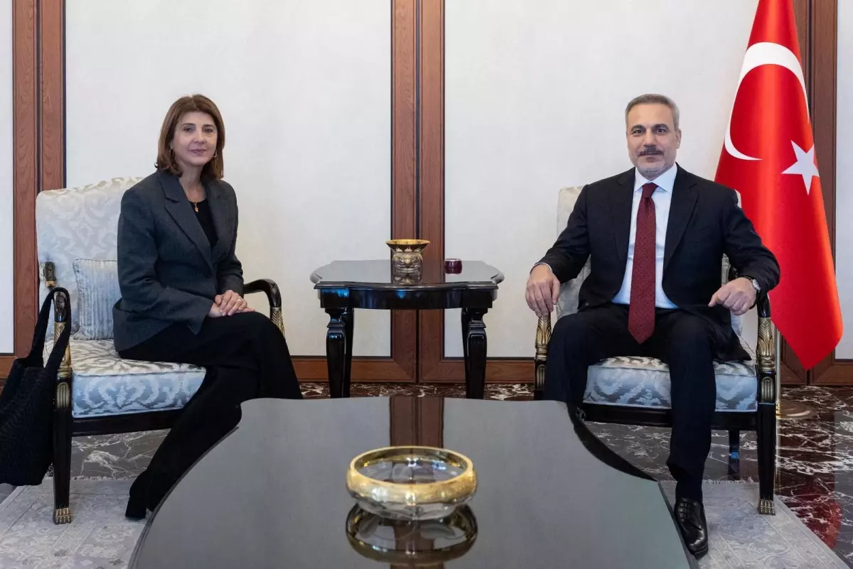 Bakan Fidan, BM'nin Kıbrıs Temsilcisi Holguin'i kabul etti