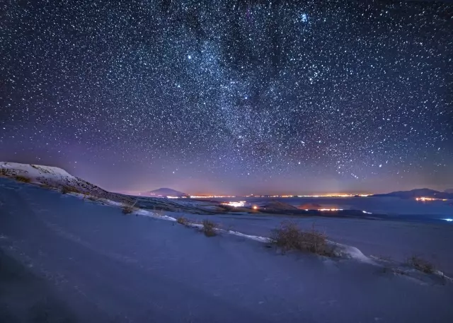 Perseid meteor shower captured in Bitlis