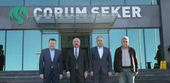 Çorum Valisi Çalgan'dan Safi Şeker Fabrikasına ziyaret