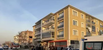 Çubuk'ta apartman dairesinde çıkan söndürüldü