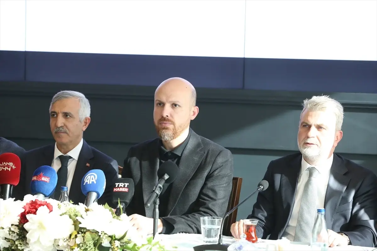 Dünya Etnospor Birliği Başkanı Bilal Erdoğan, Kahramanmaraş'ta STK temsilcileri ve gençlerle buluştu