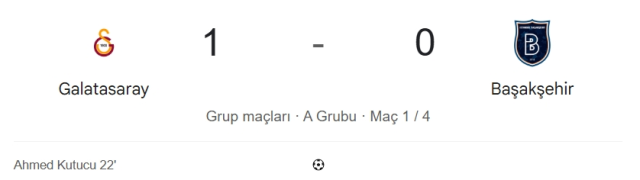 Galatasaray Başakşehir maçı kaç kaç? MAÇ SONUCU! Galatasaray Başakşehir golleri kim attı, canlı maç anlatımı!