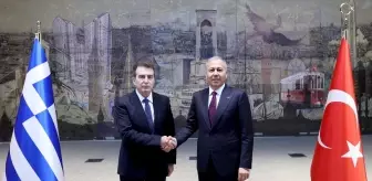 İçişleri Bakanı Yerlikaya, Yunanistan Vatandaşı Koruma Bakanı Chrisochoidis ile görüştü Açıklaması
