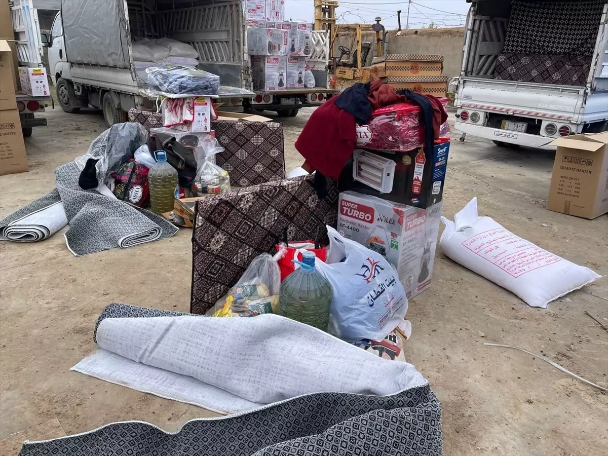 Kerkük'teki sel mağdurları için yardım kampanyası düzenlendi